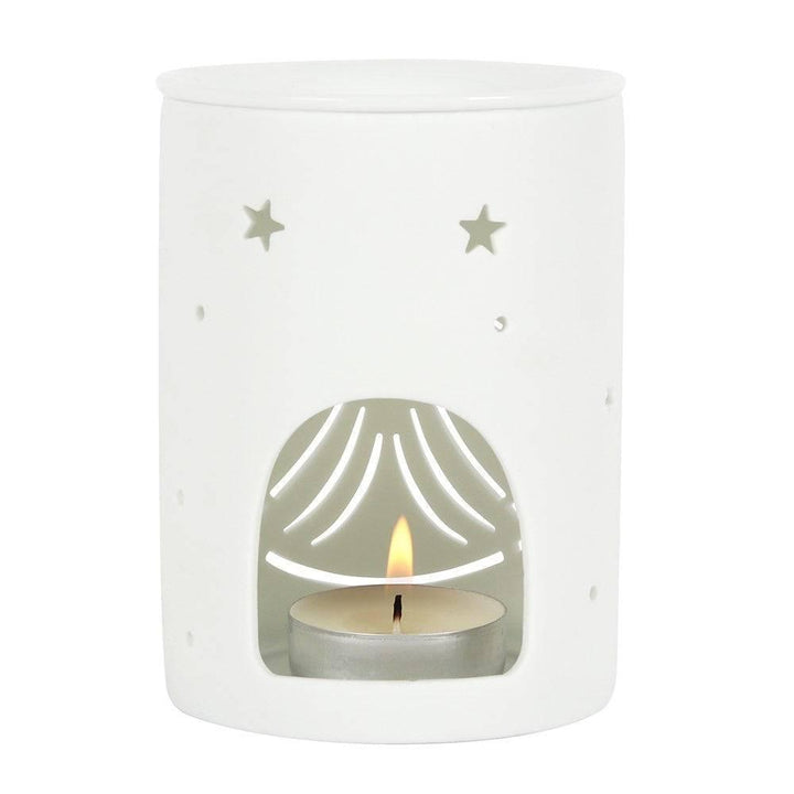 White Angel Cut Out Oil Burner - Home Decor Emporium