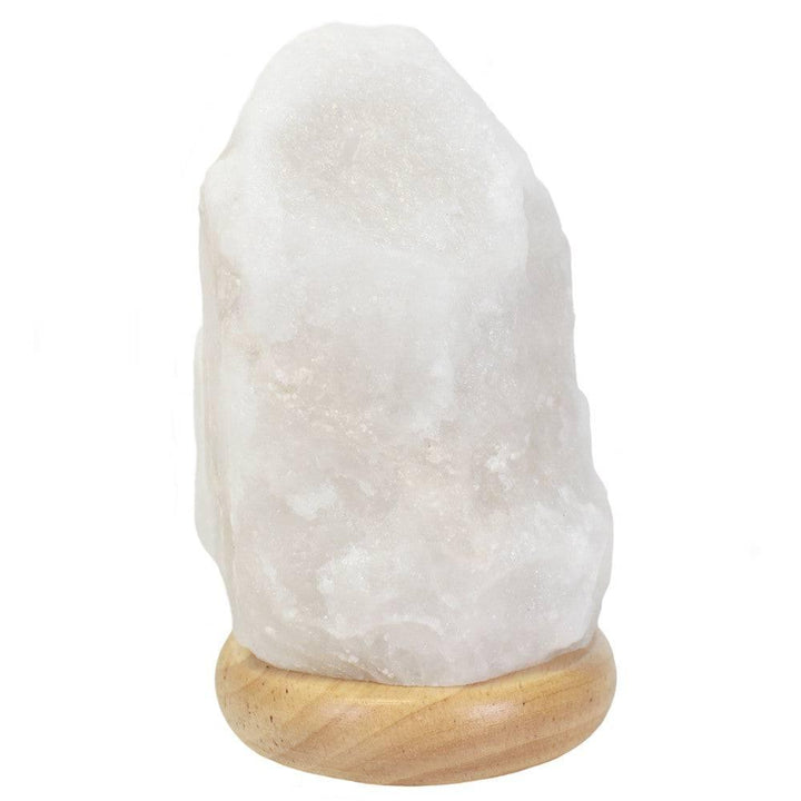 White Colour Changing USB Salt Lamp - Home Decor Emporium