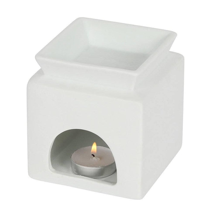 White Family Cut Out Oil Burner - Home Decor Emporium