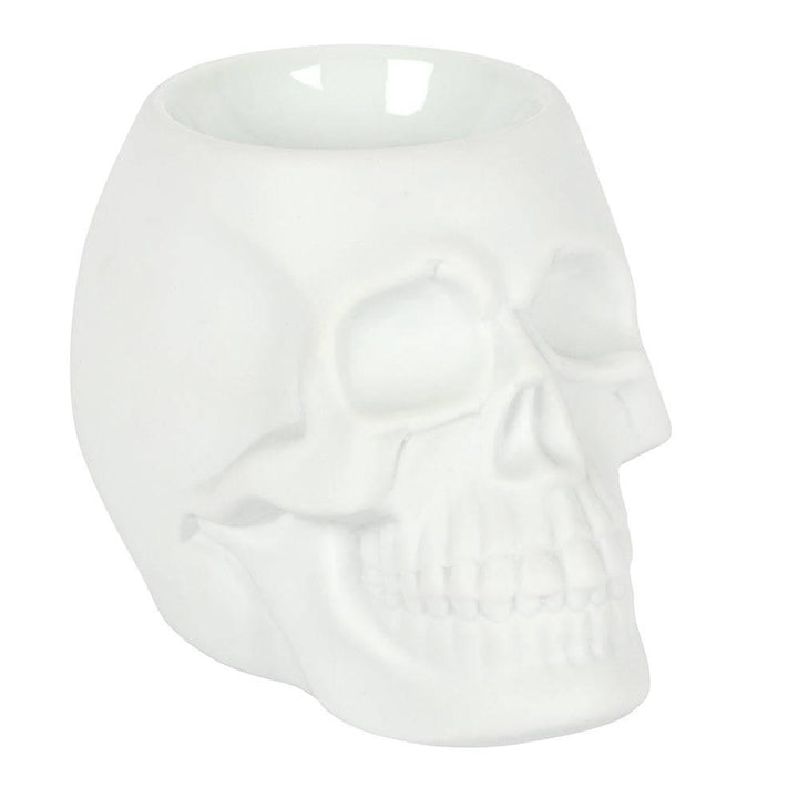 White Skull Oil Burner - Home Decor Emporium