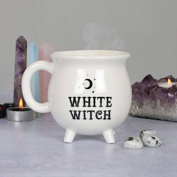 White Witch Cauldron Mug - Home Decor Emporium