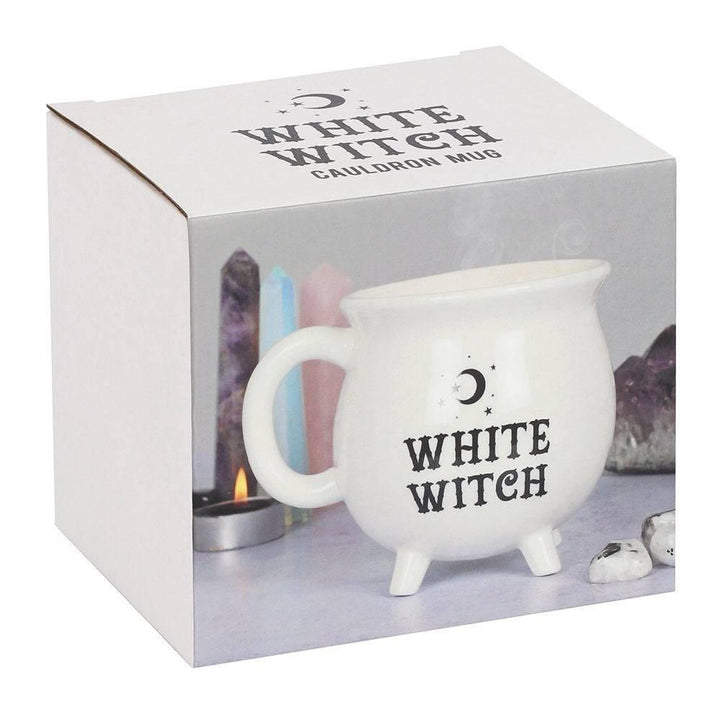 White Witch Cauldron Mug - Home Decor Emporium