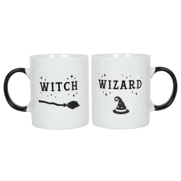 Witch and Wizard Mug Set - Home Decor Emporium