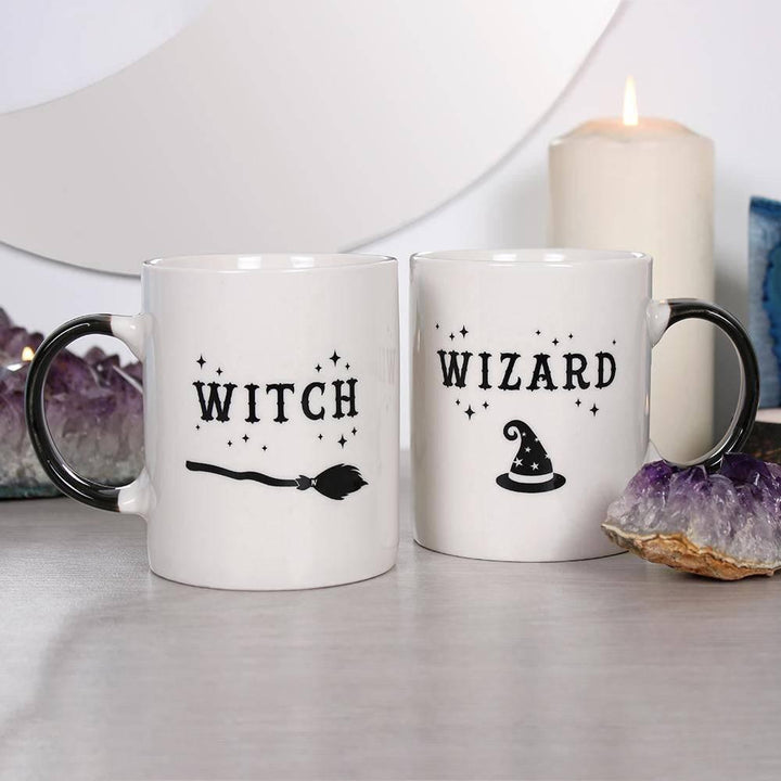 Witch and Wizard Mug Set - Home Decor Emporium