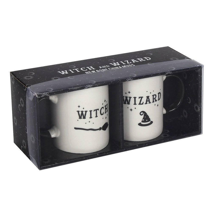 Witch and Wizard Mug Set - Home Decor Emporium