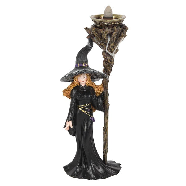 Witch with Staff Backflow Incense Burner - Home Decor Emporium