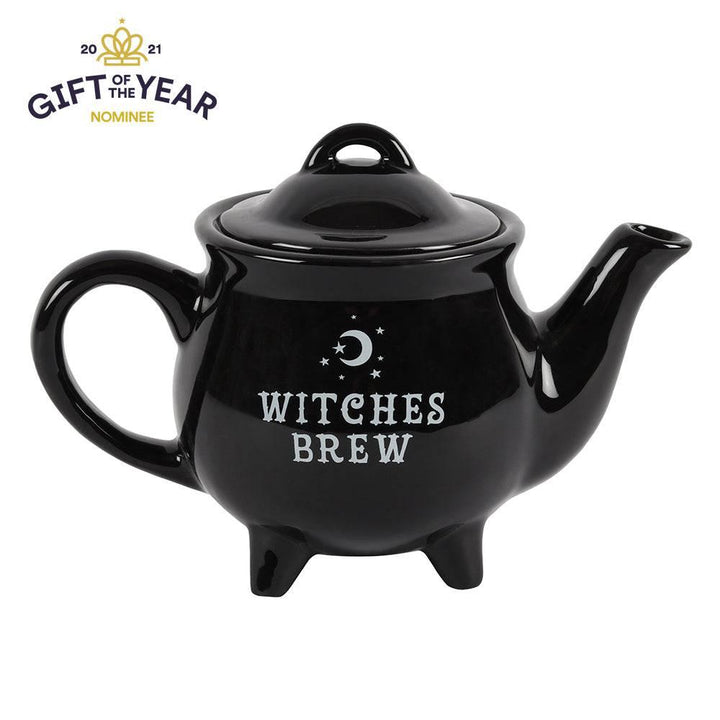 Witches Brew Black Ceramic Tea Pot - Home Decor Emporium