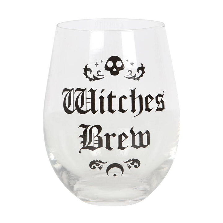 Witches Brew Stemless Wine Glass - Home Decor Emporium