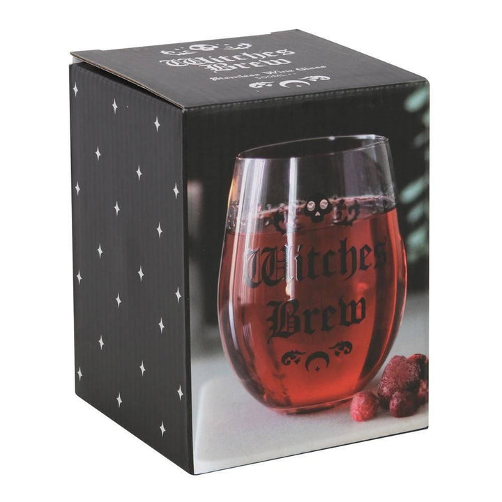 Witches Brew Stemless Wine Glass - Home Decor Emporium