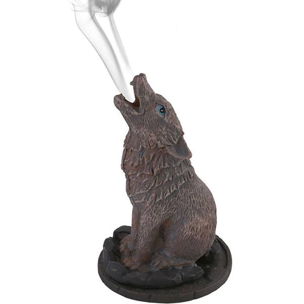 Wolf Incense Cone Holder by Lisa Parker - Home Decor Emporium