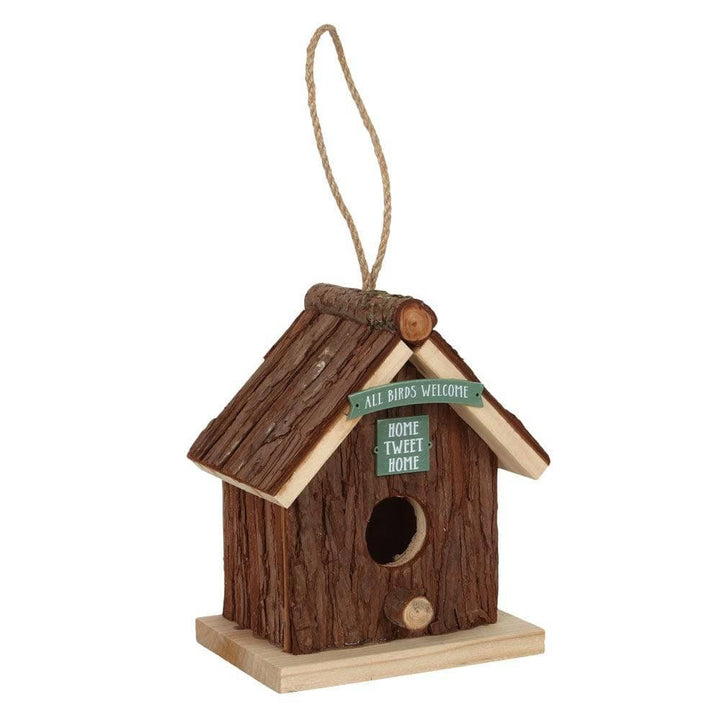 Wood Bark Bird House - Home Decor Emporium