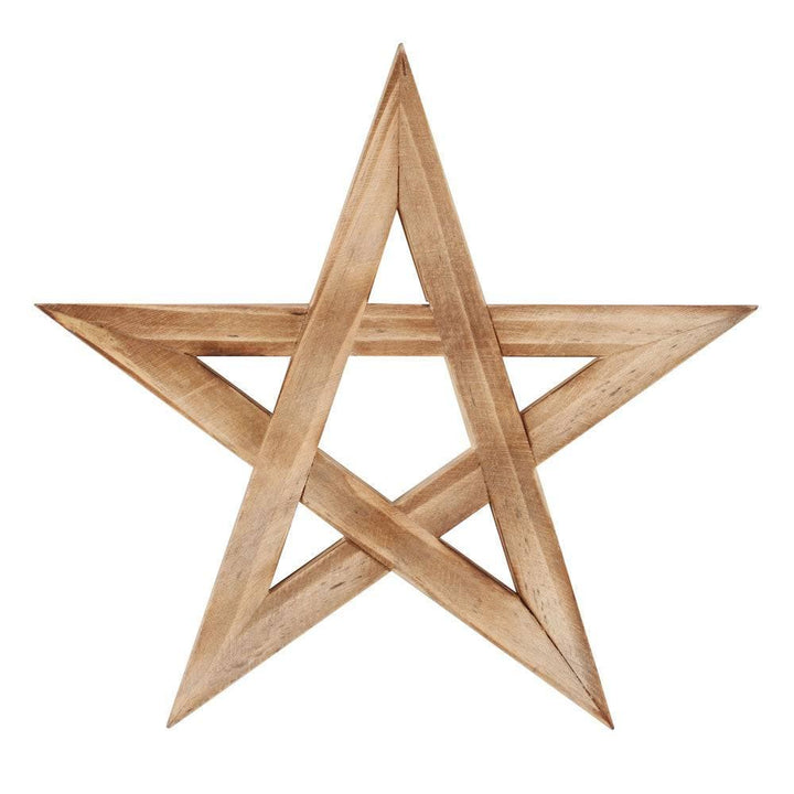 Wooden Pentagram Trivet - Home Decor Emporium