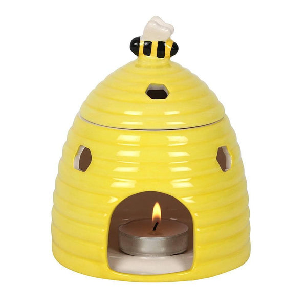 Yellow Beehive Oil Burner - Home Decor Emporium