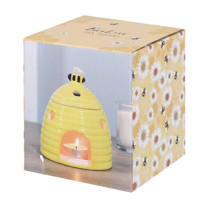 Yellow Beehive Oil Burner - Home Decor Emporium