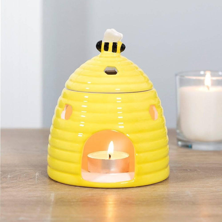 Yellow Beehive Oil Burner - Home Decor Emporium