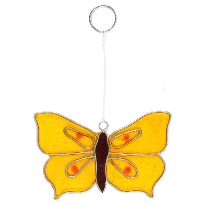 Yellow Brimstone Butterfly Suncatcher - Home Decor Emporium