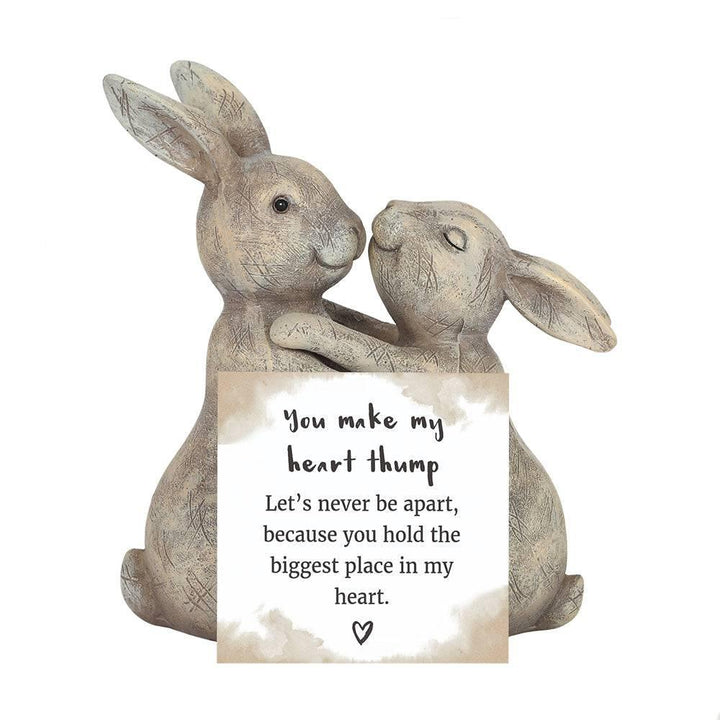 You Make My Heart Thump Bunny Ornament - Home Decor Emporium