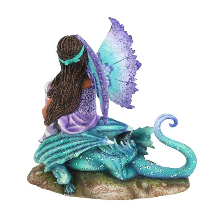 16cm Dragon Perch Fairy Figurine by Amy Brown - Home Decor Emporium