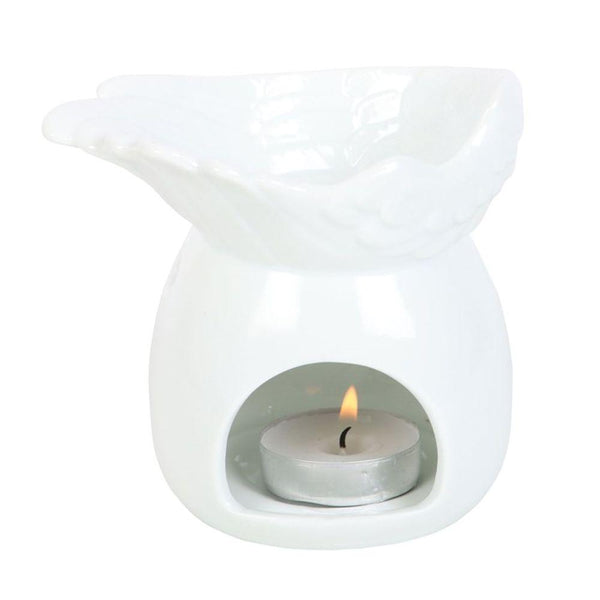 Angel Wing Dish Oil Burner - Home Decor Emporium