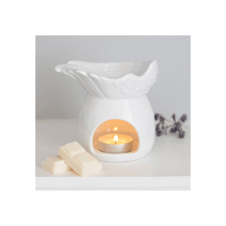 Angel Wing Dish Oil Burner - Home Decor Emporium