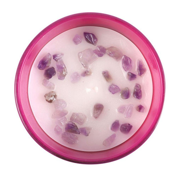 Aquarius Bergamot & Mandarin Gemstone Zodiac Candle - Home Decor Emporium