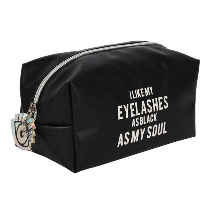 As Black As My Soul Makeup Bag - Home Decor Emporium