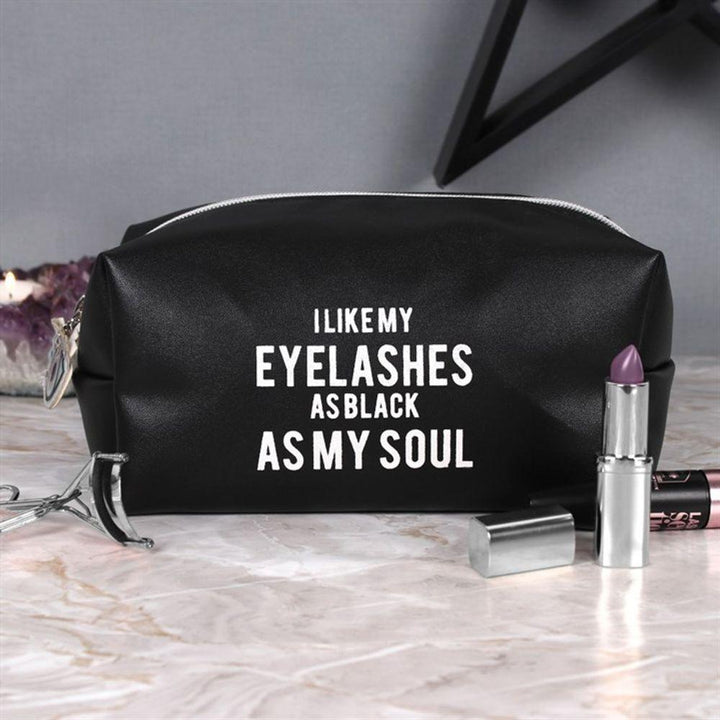 As Black As My Soul Makeup Bag - Home Decor Emporium