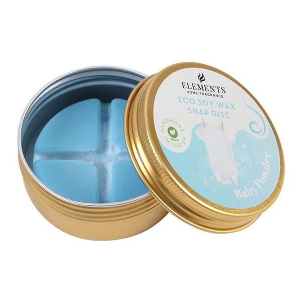 Baby Powder Soy Wax Snap Disc - Home Decor Emporium