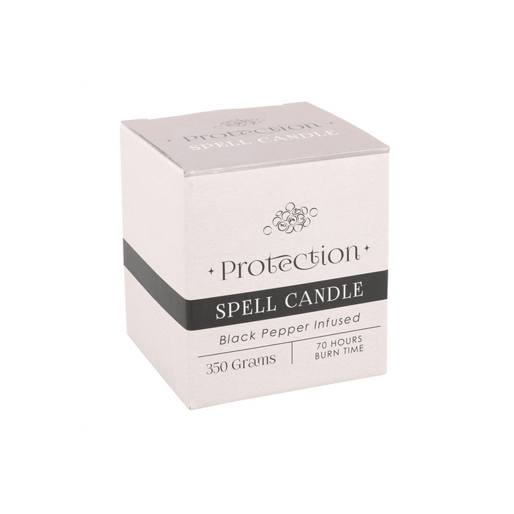 Black Pepper Infused Protection Spell Candle - Home Decor Emporium