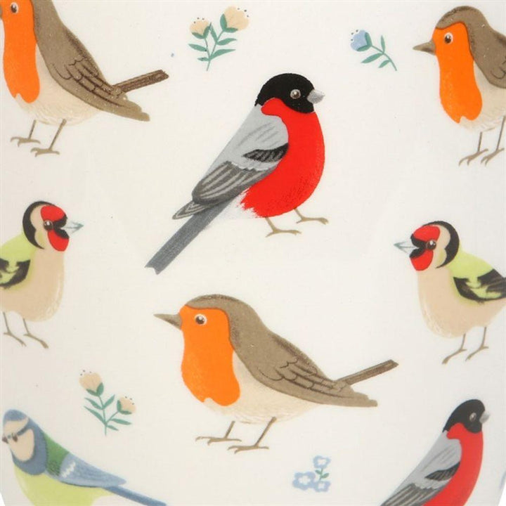 British Garden Birds Ceramic Plant Pot - Home Decor Emporium