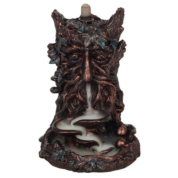 Bronze Effect Tree Man Backflow Incense Burner - Home Decor Emporium