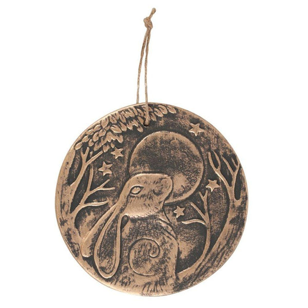 Bronze Terracotta Hare Plaque - Home Decor Emporium