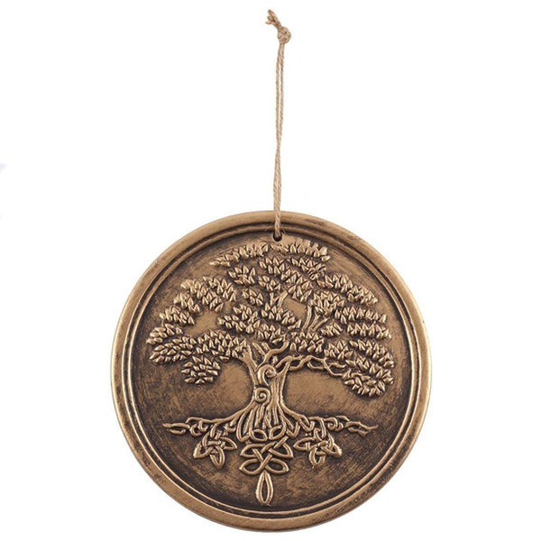 Bronze Terracotta Tree of Life Plaque by Lisa Parker - Home Decor Emporium