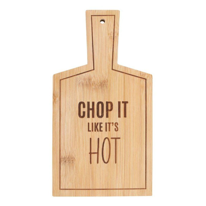 Chop It Like It's Hot Bamboo Serving Board - Home Decor Emporium