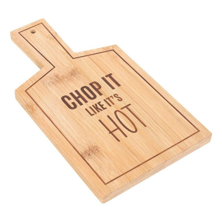 Chop It Like It's Hot Bamboo Serving Board - Home Decor Emporium
