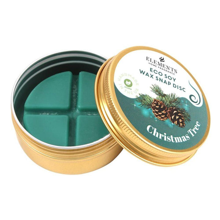 Christmas Tree Soy Wax Snap Disc - Home Decor Emporium