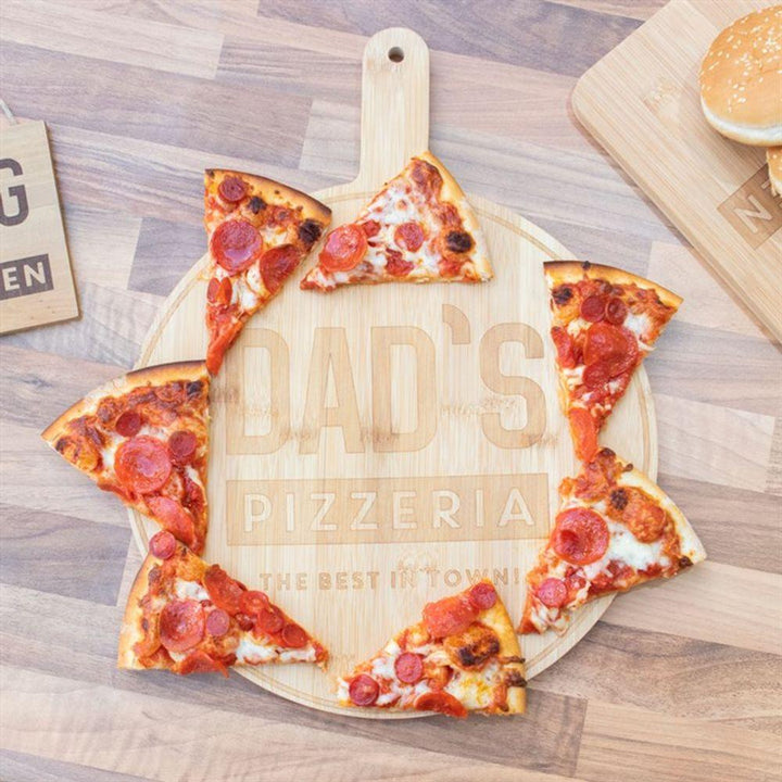 Dad's Pizzeria Bamboo Pizza Board - Home Decor Emporium
