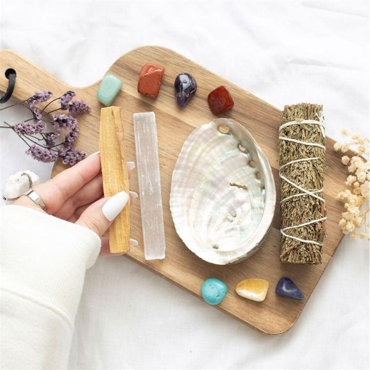 Divine Energy Smudge and Stone Wellness Kit - Home Decor Emporium