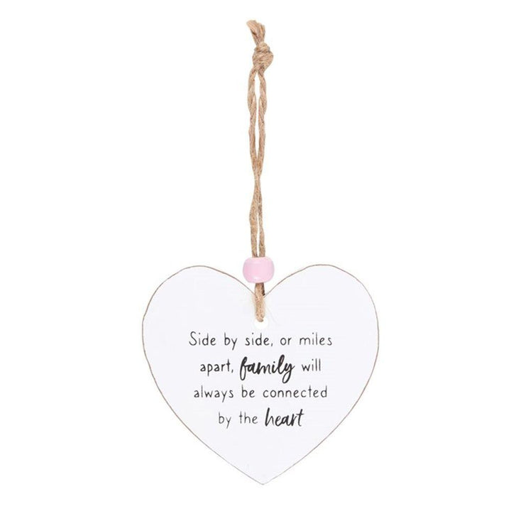 Family Is... Hanging Heart Sentiment Sign - Home Decor Emporium