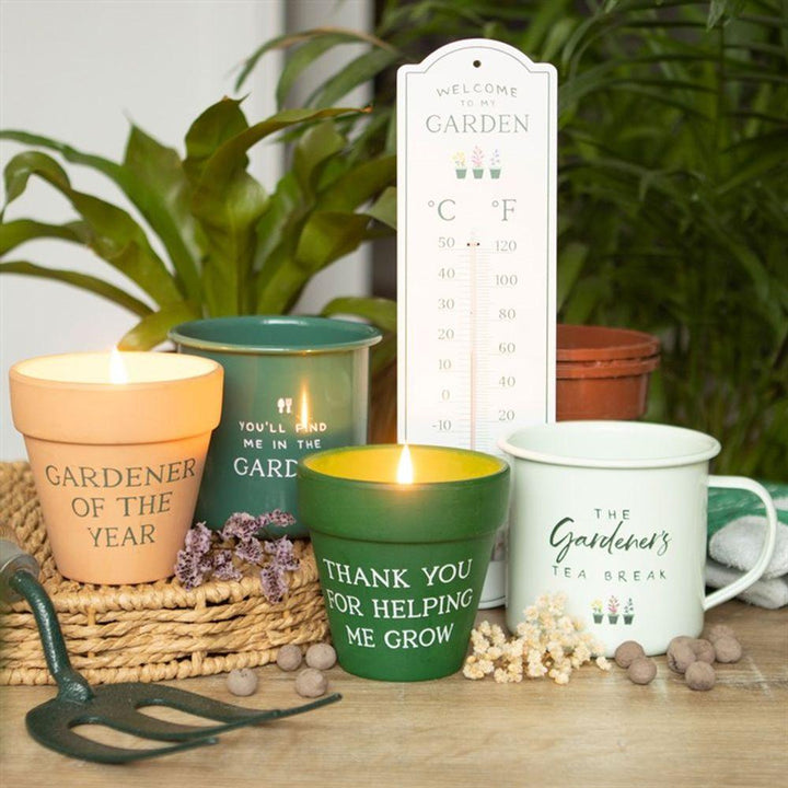 Gardener's Tea Break Enamel Mug - Home Decor Emporium