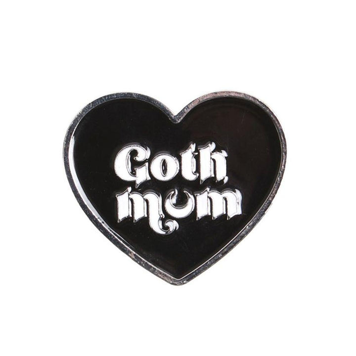 Goth Mum Pin Badge - Home Decor Emporium