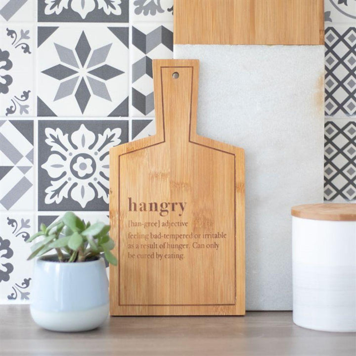 Hangry Bamboo Serving Board - Home Decor Emporium
