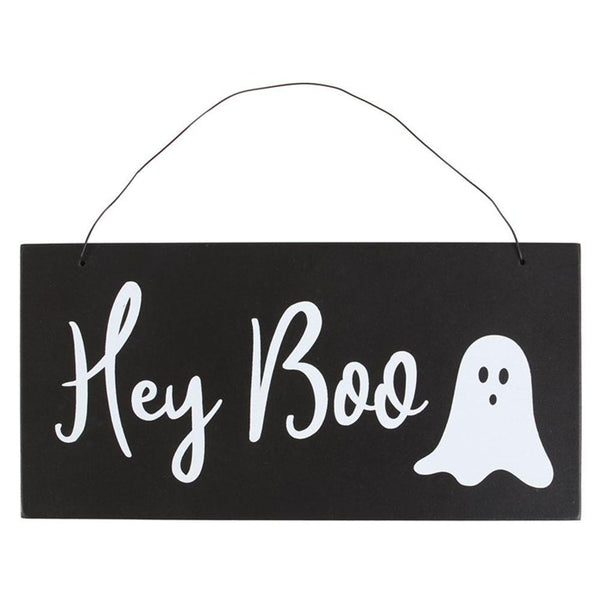 Hey Boo Hanging Sign - Home Decor Emporium