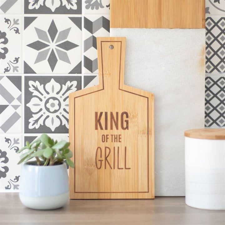 King of the Grill Bamboo Serving Board - Home Decor Emporium