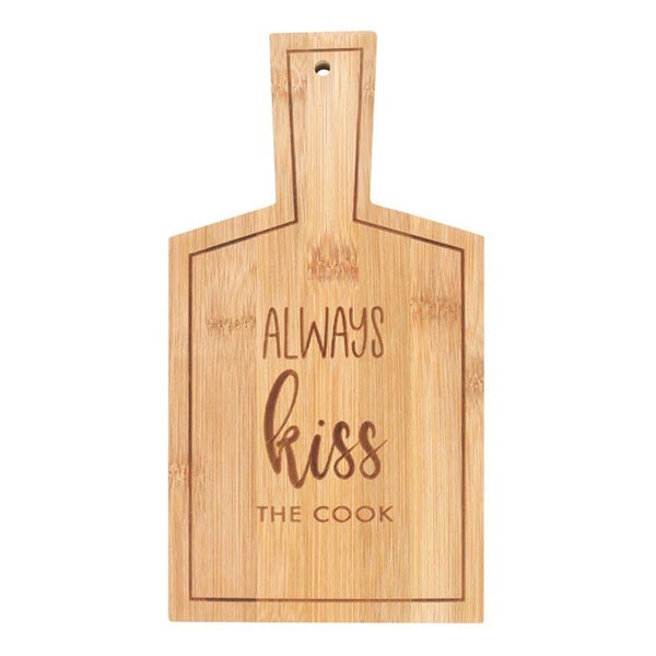 Kiss the Cook Bamboo Serving Board - Home Decor Emporium