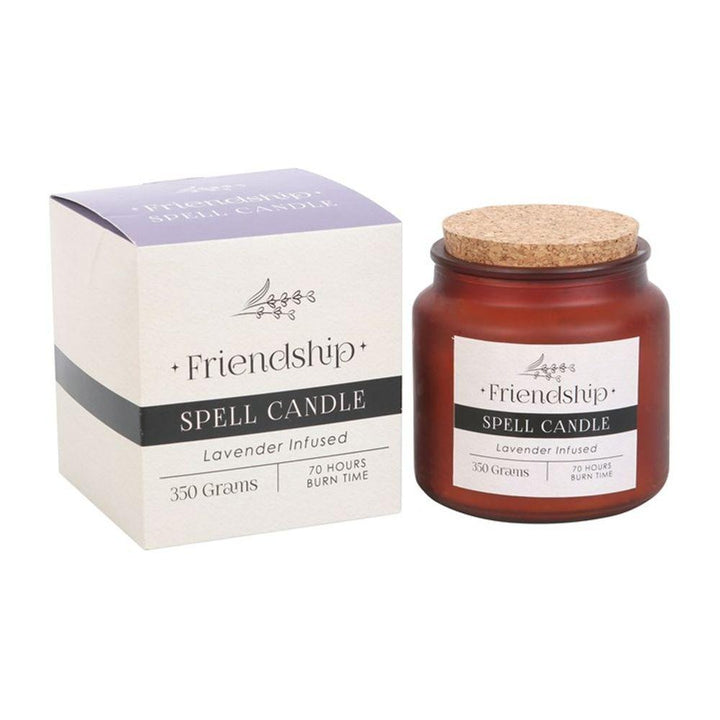 Lavender Infused Friendship Spell Candle - Home Decor Emporium