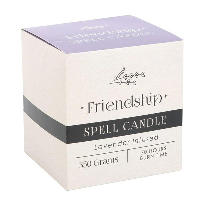Lavender Infused Friendship Spell Candle - Home Decor Emporium