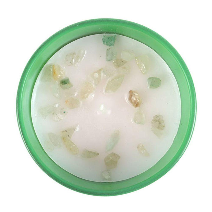 Leo Orange & Bergamot Gemstone Zodiac Candle - Home Decor Emporium