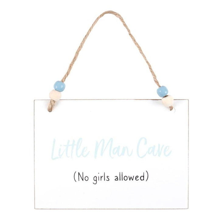 Little Man Cave Hanging Sign - Home Decor Emporium