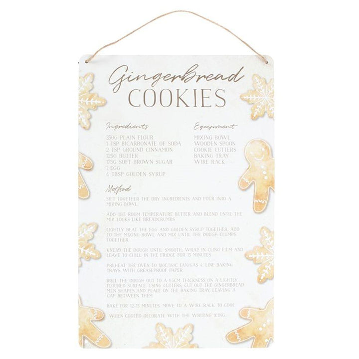Metal Gingerbread Cookies Sign - Home Decor Emporium